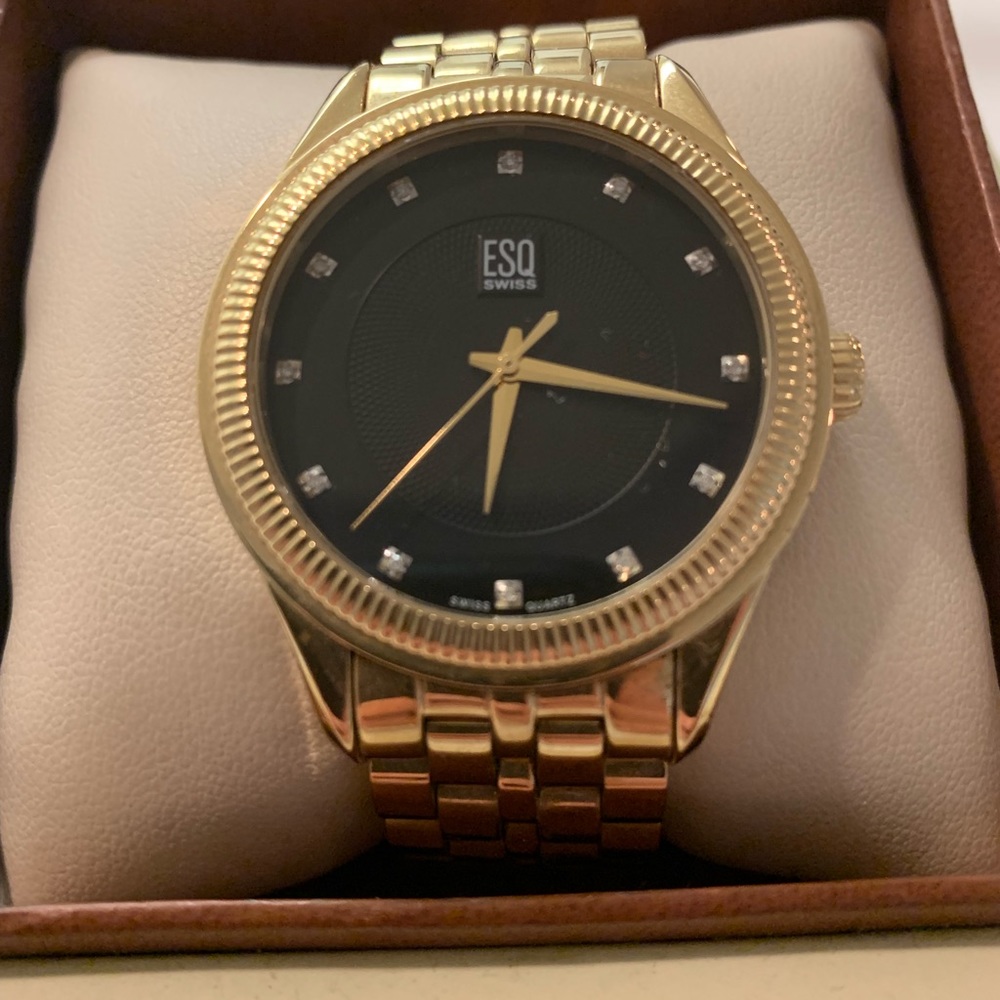 Men’s ESQ by Movado Gold Watch